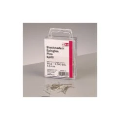 Environ 1200 épingles De 10 Mm En Fer Nickelé, Boite De 50 Gr