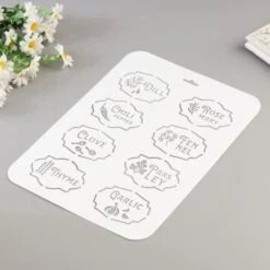 Épices Pochoir 22x31 Cm, Vinyle, Police, Cookies, Fichier Coupé, Artisanat, Décoration Murale à La M -Promos Creavea Boutique epices pochoir 22x31 cm vinyle police cookies fichier coupe artisanat decoration murale a la m p 3