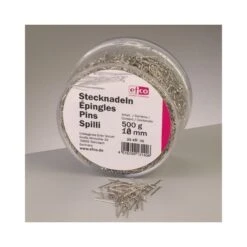 Epingles 10 Mm En Fer Nickelé Pour Sequins, Boite De 500 Gr, Env. 11.000 épingles
