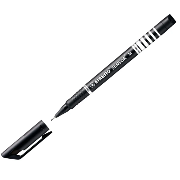 Stabilo Feutre à Pointe Fine "Sensor" - M - Noir 1 Stabilo Feutre à Pointe Fine "Sensor" - M - Noir