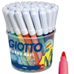 Feutre De Coloriage Turbo Maxi GIOTTO X 48 - Coffret école