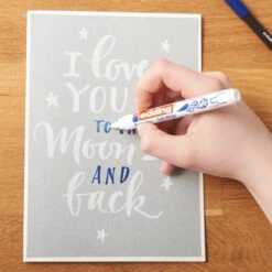 Feutre Pastelliseur Edding 1500 - Blanc - Pointe Fine - 1 Pce -Promos Creavea Boutique feutre pastelliseur edding 1500 blanc pointe fine 1 pce p 4