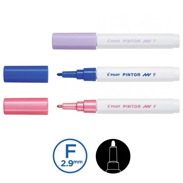 Feutre Peinture Pintor De Pilot - Pointe Fine - Plusieurs Coloris Disponibles 1 Feutre Peinture Pintor De Pilot - Pointe Fine - Plusieurs Coloris Disponibles