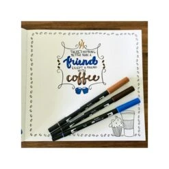 Tombow® Feutre Tombow ABT Dual Brush ABT-533 Bleu Paon -Promos Creavea Boutique feutre tombow abt dual brush abt 533 bleu paon p 5