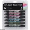 Feutres à Alcool BrushMarker - Tons Pastel - 6 Pcs
