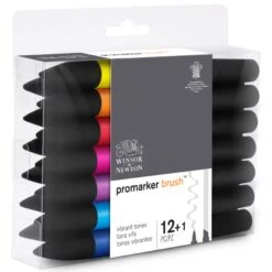 Feutres à Alcool Promarker Brush - Tons Riches - 12 Pcs