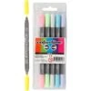 Creativ Company Feutres à Double Pointe - Couleurs Pastel - 6 Pcs