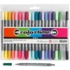 Creativ Company Feutres à Double Pointe - Multicolores - 20 Pcs