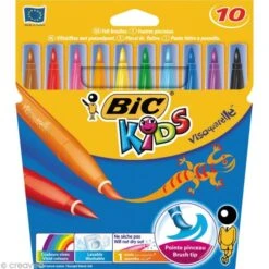 Feutres Bic Kids - Visa Aquarelle - 10 Feutres