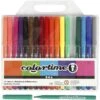 Creativ Company Feutres Colortime - Pointe 2 Mm - Couleurs Assorties - 18 Pcs