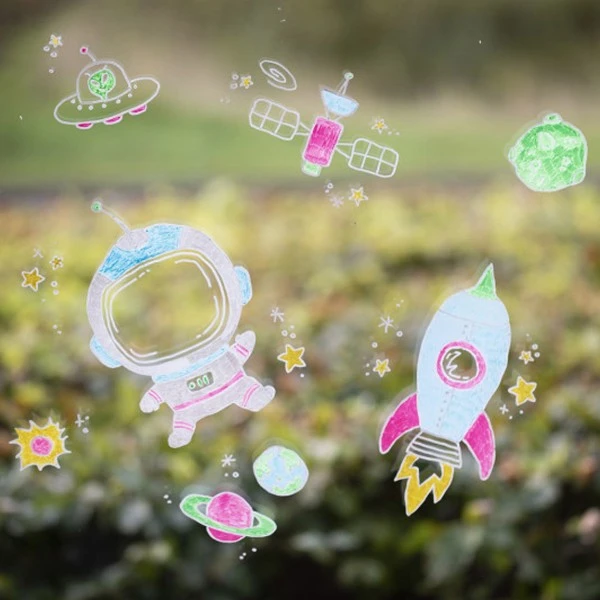 Creativ Company Feutres Craie - Couleurs Fantaisies - Pointe Fine - 5 Pcs 4 Creativ Company Feutres Craie - Couleurs Fantaisies - Pointe Fine - 5 Pcs – Image 4