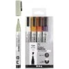 Creativ Company Feutres Craie - Couleurs Pastel - Pointe Fine - 5 Pcs