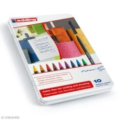 Feutres Edding 1200 - Pointe 1 Mm - 10 Pcs