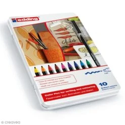 Feutres Edding 1300 - Pointe 2 Mm - 10 Pcs