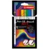 Feutres Stabilo Pen 68 Brush Arty - 12 Pcs