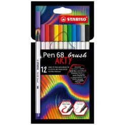 Feutres Stabilo Pen 68 Brush Arty - 12 Pcs