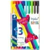 Staedtler Fineliner Triplus "Brillant Colours" - Etui De 10 + 3 GRATUIT