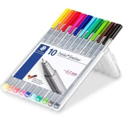 Staedtler Fineliner Triplus "Brilliant Colours" - Etui De 10