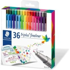 Staedtler Fineliner Triplus "Brilliant Colours" - Etui De 36