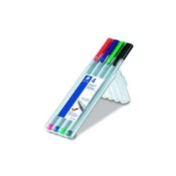 Staedtler Fineliner Triplus "Brilliant Colours" - Etui De 4
