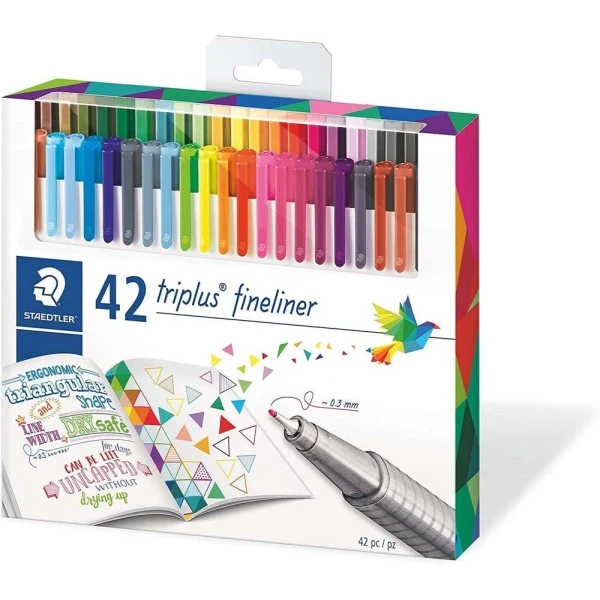 Staedtler Fineliner Triplus "Brilliant Colours" - Etui De 42 1 Staedtler Fineliner Triplus "Brilliant Colours" - Etui De 42