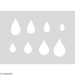 Gabarits Pour Pâte Polymère - Goutte D'eau - 8 Formes -Promos Creavea Boutique gabarits pour pate polymere goutte deau 8 formes p 3