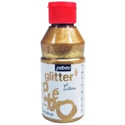 Pebeo Gel Paillettes - Doré - 250 Ml