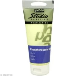 Pebeo Gel Phosphorescent Pébéo Studio - Jaune 100 Ml