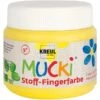 Gouache Aux Doigts Textile "Mucki" - 150 Ml - Jaune - C. Kreul