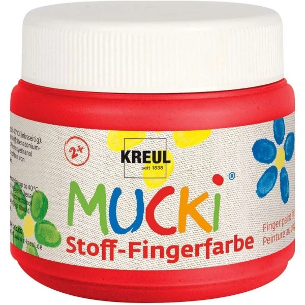 Gouache Aux Doigts Textile "Mucki" - 150 Ml - Rouge - C. Kreul 1 Gouache Aux Doigts Textile "Mucki" - 150 Ml - Rouge - C. Kreul