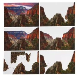 Grand Canyon 3d Découpage Papier, Papertole Applique Photo Diy Kit, Double Face Ruban Adhésif, Mur D -Promos Creavea Boutique grand canyon 3d decoupage papier papertole applique photo diy kit double face ruban adhesif mur d p 5