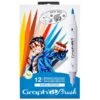 Graph'it Brush & Extra Fine - Manga Shonen - 12 Marqueurs