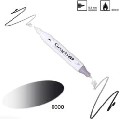 Graph'it Brush - Marqueur à Alcool Double Pointe - Blender 0000