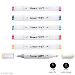 Graph'it Brush - Marqueurs à Alcool Double Pointe