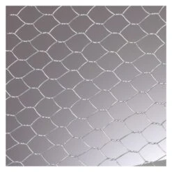 Grillage à Poules Zingué Pour Moulage, Larg. 50 Cm X 5 Mètres, Treillage Galvanisé Pour Moulage