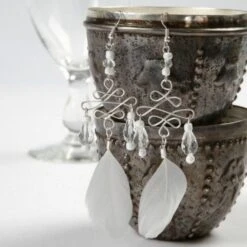 Gros Lot 50 Paires Crochets Boucle D'oreilles, Argenté, Haut. 19 Mm, Sans Nickel -Promos Creavea Boutique gros lot 50 paires crochets boucle doreilles argente haut 19 mm sans nickel p 4