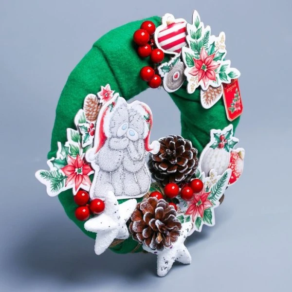 Guirlande De Noël Du Nouvel An Kit De Bricolage, Ornement, Maison, Arbre, "conte De Fées De Noël", E 3 Guirlande De Noël Du Nouvel An Kit De Bricolage, Ornement, Maison, Arbre, "conte De Fées De Noël", E – Image 3