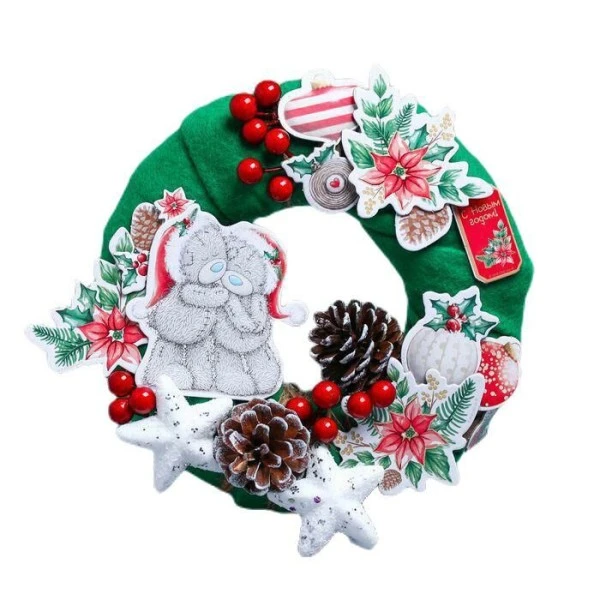 Guirlande De Noël Du Nouvel An Kit De Bricolage, Ornement, Maison, Arbre, "conte De Fées De Noël", E 1 Guirlande De Noël Du Nouvel An Kit De Bricolage, Ornement, Maison, Arbre, "conte De Fées De Noël", E