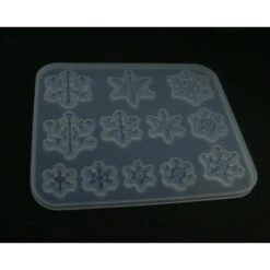 H3304B PAX 1 Moule En Silicone Flocons De Neige Pour Creation Fimo Cernit Resine