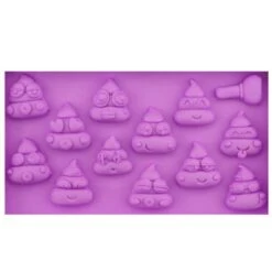 Happy Poo Sourire Emoji, 3D En Silicone De Chocolat Savon Gâteau, Fondant Gâteau, L'Argile De Résine -Promos Creavea Boutique happy poo sourire emoji 3d en silicone de chocolat savon gateau fondant gateau largile de resine p 4