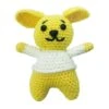 Jaune Blanc Noir Chiot Jouet Pour Chien Au Crochet Accroché à Tricoter Kit Amigurumi BRICOLAGE Enfan