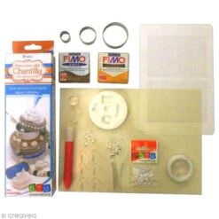 Kit Créatif Modelage Pâte Fimo - Parure De Bijoux - Gourmand 7 Kit Créatif Modelage Pâte Fimo - Parure De Bijoux - Gourmand -Promos Creavea Boutique kit creatif modelage pate fimo parure de bijoux gourmand p 3