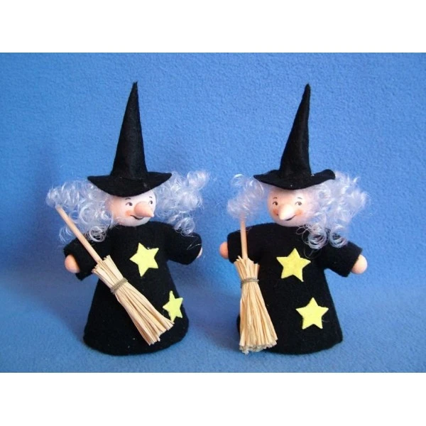 Kit De Bricolage 2 Halloween Sorcières Du Coton Filé Tchèque Décor à La Maison Des Enfants De Style 2 Kit De Bricolage 2 Halloween Sorcières Du Coton Filé Tchèque Décor à La Maison Des Enfants De Style – Image 2