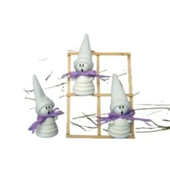 Kit De Bricolage 3 Halloween Fantôme Du Coton Filé Tchèque Décor à La Maison Des Enfants De Style Vi