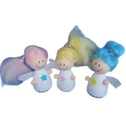 Kit De Bricolage De Noël 3 Fille Anges Du Coton Filé Tchèque Décor À La Maison Des Enfants De Style