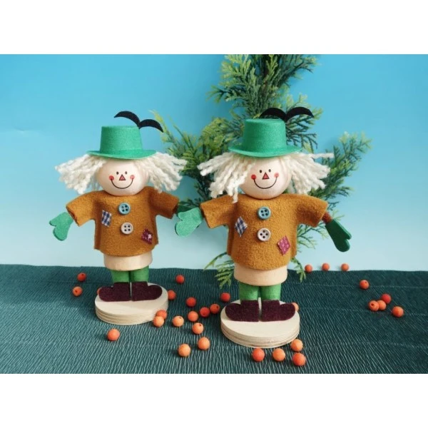 Kit De Bricolage Halloween 2 De L'Automne Oz Épouvantail Du Coton Filé Tchèque Décor À La Maison Des 2 Kit De Bricolage Halloween 2 De L'Automne Oz Épouvantail Du Coton Filé Tchèque Décor À La Maison Des – Image 2