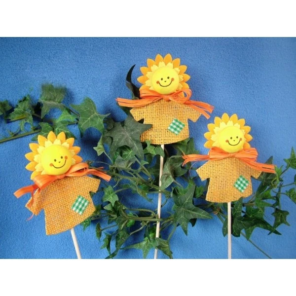 Kit De Bricolage Halloween 3 Automne Épouvantail Pot Bâton De Filé De Coton Tchèque Décor À La Maiso 2 Kit De Bricolage Halloween 3 Automne Épouvantail Pot Bâton De Filé De Coton Tchèque Décor À La Maiso – Image 2