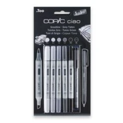 Copic Kit De Marqueurs Ciao 5+1, Couleurs Grises