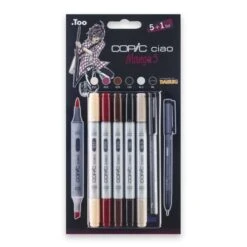 Copic Kit De Marqueurs Ciao 5+1, Manga 5