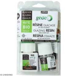 Pebeo Kit Découverte Résine Cristal 40 % Bio - 45 Ml